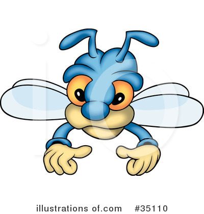 Royalty-Free (RF) Flies Clipart Illustration by dero - Stock Sample #35110