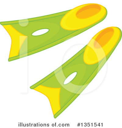 Royalty-Free (RF) Flippers Clipart Illustration by Alex Bannykh - Stock Sample #1351541