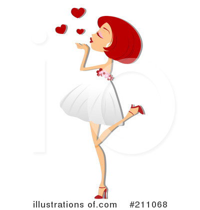Royalty-Free (RF) Flirt Clipart Illustration by BNP Design Studio - Stock Sample #211068