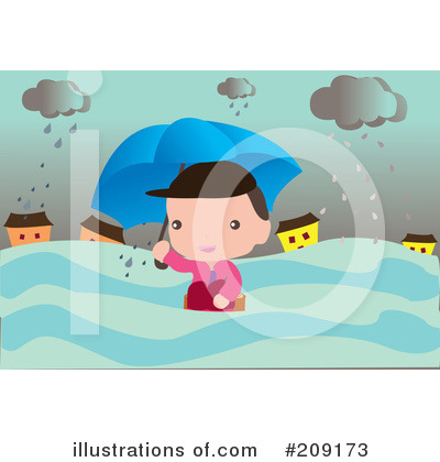 Royalty-Free (RF) Flood Clipart Illustration by mayawizard101 - Stock Sample #209173