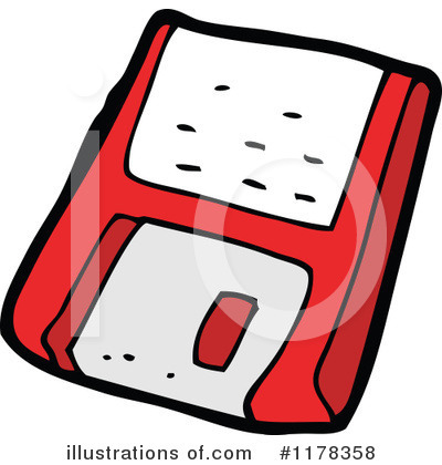 Royalty-Free (RF) Floppy Disc Clipart Illustration by lineartestpilot - Stock Sample #1178358