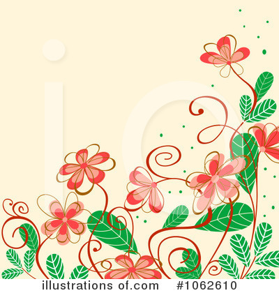 Royalty-Free (RF) Floral Background Clipart Illustration by Vector Tradition SM - Stock Sample #1062610