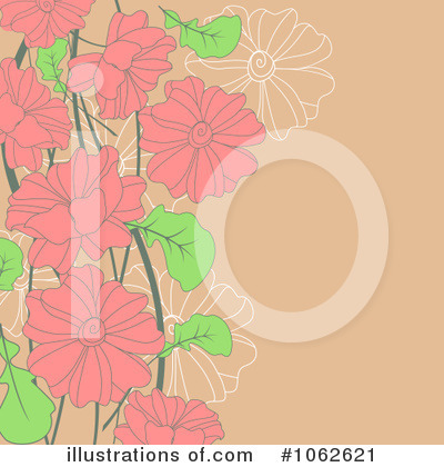 Royalty-Free (RF) Floral Background Clipart Illustration by Vector Tradition SM - Stock Sample #1062621