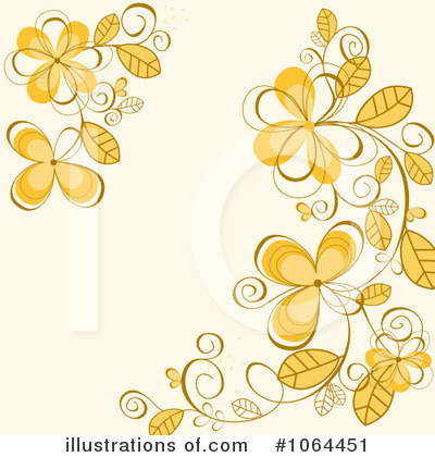 Royalty-Free (RF) Floral Background Clipart Illustration by Vector Tradition SM - Stock Sample #1064451