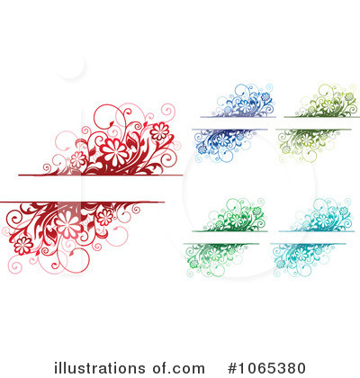 Royalty-Free (RF) Floral Background Clipart Illustration by Vector Tradition SM - Stock Sample #1065380