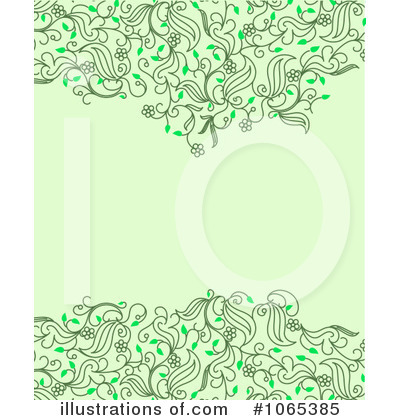 Royalty-Free (RF) Floral Background Clipart Illustration by Vector Tradition SM - Stock Sample #1065385
