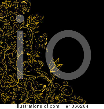 Royalty-Free (RF) Floral Background Clipart Illustration by Vector Tradition SM - Stock Sample #1066284