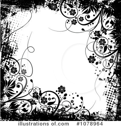 Royalty-Free (RF) Floral Background Clipart Illustration by KJ Pargeter - Stock Sample #1078964