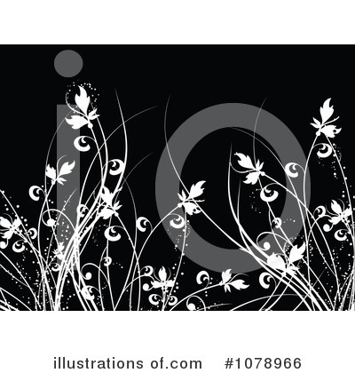 Royalty-Free (RF) Floral Background Clipart Illustration by KJ Pargeter - Stock Sample #1078966