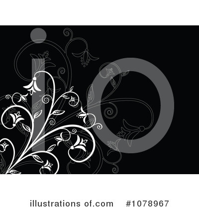 Royalty-Free (RF) Floral Background Clipart Illustration by KJ Pargeter - Stock Sample #1078967