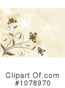Floral Background Clipart #1078970 by KJ Pargeter