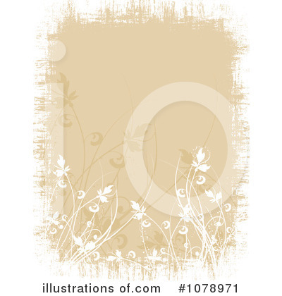 Royalty-Free (RF) Floral Background Clipart Illustration by KJ Pargeter - Stock Sample #1078971