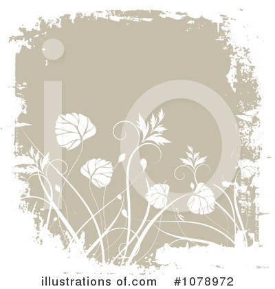 Royalty-Free (RF) Floral Background Clipart Illustration by KJ Pargeter - Stock Sample #1078972
