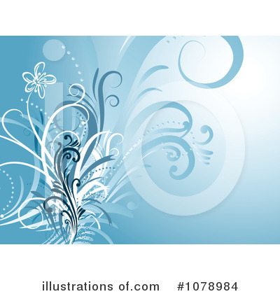 Royalty-Free (RF) Floral Background Clipart Illustration by KJ Pargeter - Stock Sample #1078984