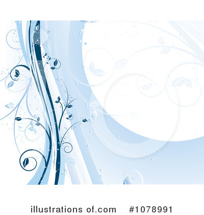 Royalty-Free (RF) Floral Background Clipart Illustration by KJ Pargeter - Stock Sample #1078991