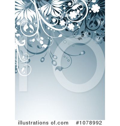 Royalty-Free (RF) Floral Background Clipart Illustration by KJ Pargeter - Stock Sample #1078992