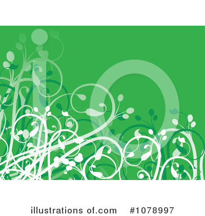 Royalty-Free (RF) Floral Background Clipart Illustration by KJ Pargeter - Stock Sample #1078997