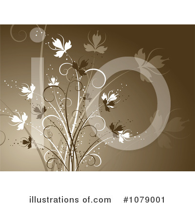 Royalty-Free (RF) Floral Background Clipart Illustration by KJ Pargeter - Stock Sample #1079001