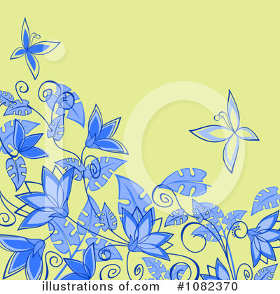 Royalty-Free (RF) Floral Background Clipart Illustration by Vector Tradition SM - Stock Sample #1082370
