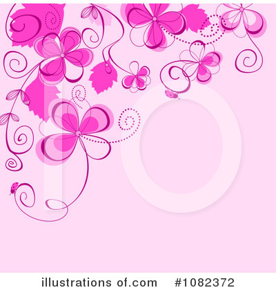 Royalty-Free (RF) Floral Background Clipart Illustration by Vector Tradition SM - Stock Sample #1082372