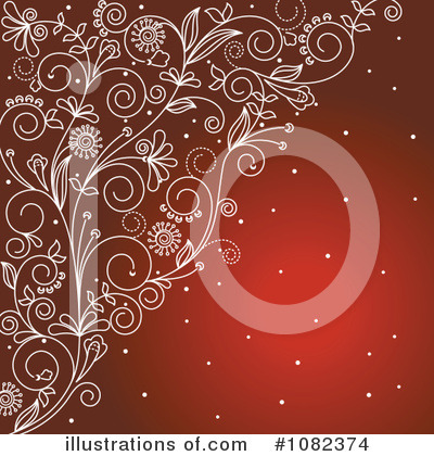 Royalty-Free (RF) Floral Background Clipart Illustration by Vector Tradition SM - Stock Sample #1082374