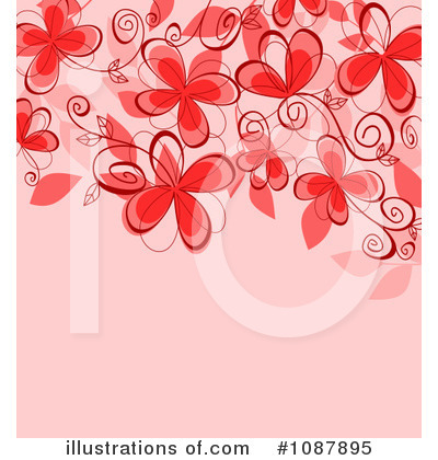 Royalty-Free (RF) Floral Background Clipart Illustration by Vector Tradition SM - Stock Sample #1087895