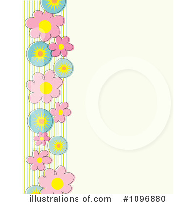 Royalty-Free (RF) Floral Background Clipart Illustration by Maria Bell - Stock Sample #1096880
