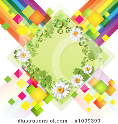 Royalty-Free (RF) Floral Background Clipart Illustration by merlinul - Stock Sample #1099390