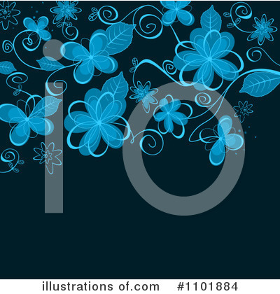 Royalty-Free (RF) Floral Background Clipart Illustration by Vector Tradition SM - Stock Sample #1101884
