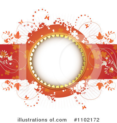 Royalty-Free (RF) Floral Background Clipart Illustration by merlinul - Stock Sample #1102172