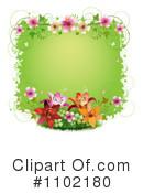 Floral Background Clipart #1102180 by merlinul