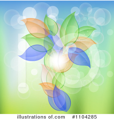 Royalty-Free (RF) Floral Background Clipart Illustration by vectorace - Stock Sample #1104285