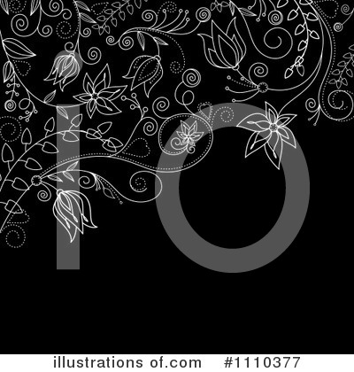 Royalty-Free (RF) Floral Background Clipart Illustration by Vector Tradition SM - Stock Sample #1110377