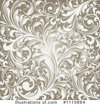 Royalty-Free (RF) Floral Background Clipart Illustration by OnFocusMedia - Stock Sample #1110864