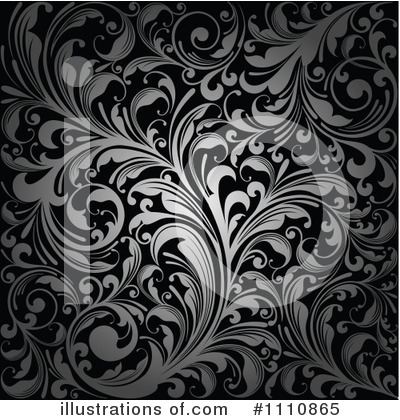 Royalty-Free (RF) Floral Background Clipart Illustration by OnFocusMedia - Stock Sample #1110865