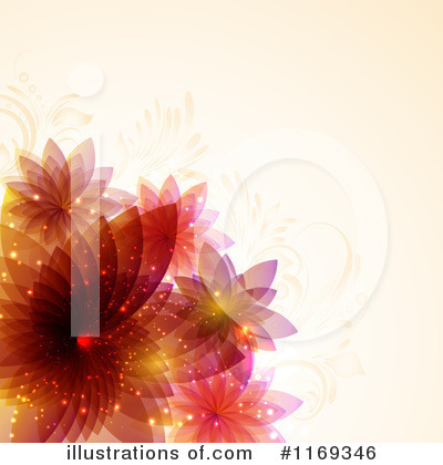 Royalty-Free (RF) Floral Background Clipart Illustration by KJ Pargeter - Stock Sample #1169346