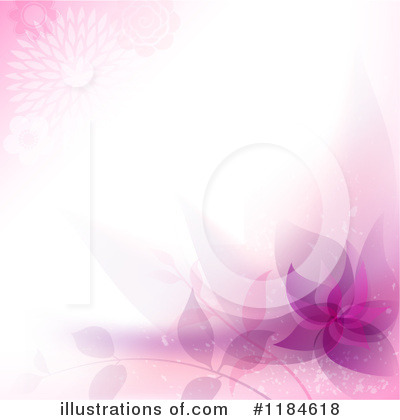Royalty-Free (RF) Floral Background Clipart Illustration by dero - Stock Sample #1184618