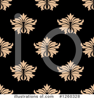 Royalty-Free (RF) Floral Background Clipart Illustration by Vector Tradition SM - Stock Sample #1260328