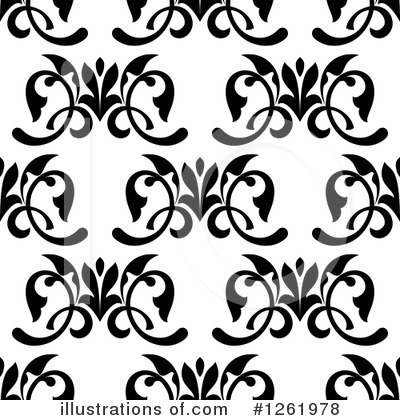 Royalty-Free (RF) Floral Background Clipart Illustration by Vector Tradition SM - Stock Sample #1261978