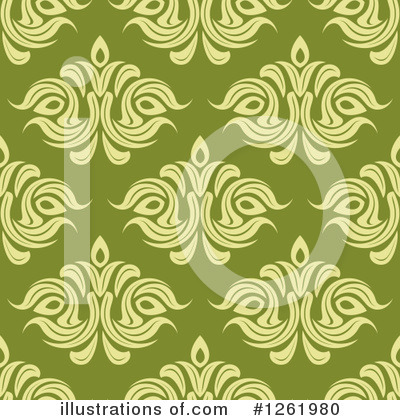 Royalty-Free (RF) Floral Background Clipart Illustration by Vector Tradition SM - Stock Sample #1261980