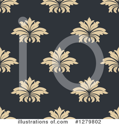 Royalty-Free (RF) Floral Background Clipart Illustration by Vector Tradition SM - Stock Sample #1279802