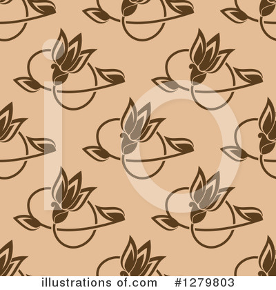 Royalty-Free (RF) Floral Background Clipart Illustration by Vector Tradition SM - Stock Sample #1279803