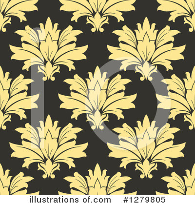 Royalty-Free (RF) Floral Background Clipart Illustration by Vector Tradition SM - Stock Sample #1279805