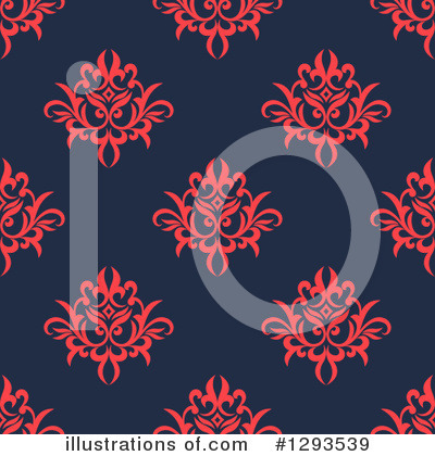 Royalty-Free (RF) Floral Background Clipart Illustration by Vector Tradition SM - Stock Sample #1293539