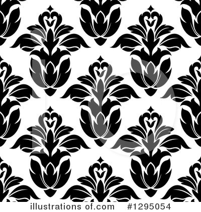 Royalty-Free (RF) Floral Background Clipart Illustration by Vector Tradition SM - Stock Sample #1295054
