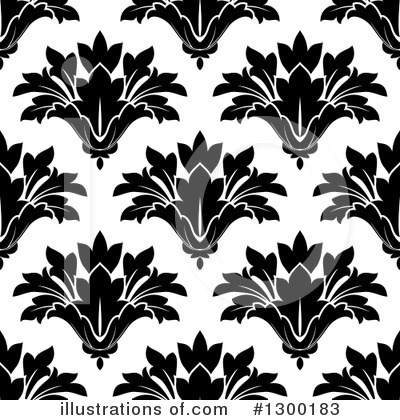 Royalty-Free (RF) Floral Background Clipart Illustration by Vector Tradition SM - Stock Sample #1300183