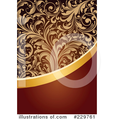 Royalty-Free (RF) Floral Background Clipart Illustration by OnFocusMedia - Stock Sample #229761