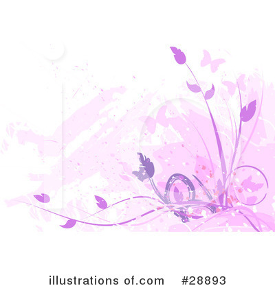 Royalty-Free (RF) Floral Background Clipart Illustration by Tonis Pan - Stock Sample #28893