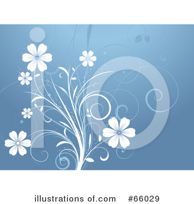 Royalty-Free (RF) Floral Background Clipart Illustration by KJ Pargeter - Stock Sample #66029