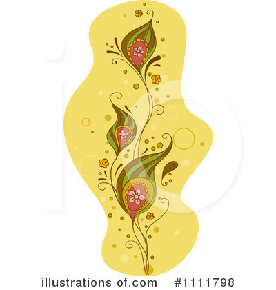 Royalty-Free (RF) Floral Clipart Illustration by BNP Design Studio - Stock Sample #1111798
